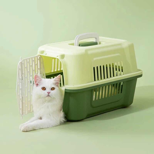 Jaula Canil Transportadora Para Mascotas - Perros Gatos M