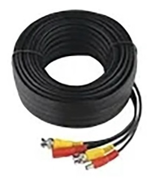 Cable Coaxial Armado Con Conector Bnc Y Alimentación, 40mts 