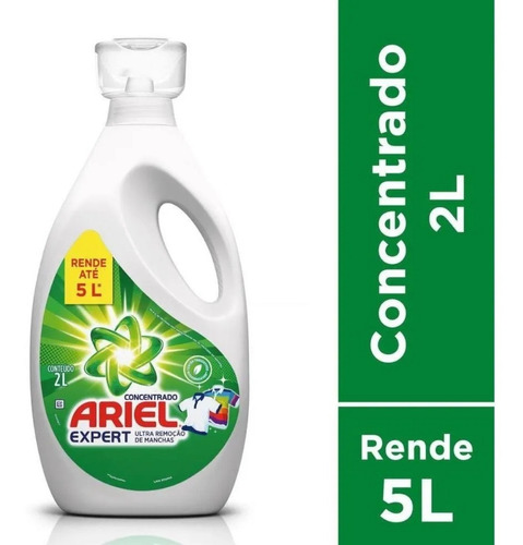 Sabão Líquido Ariel Concentrado Original 2l