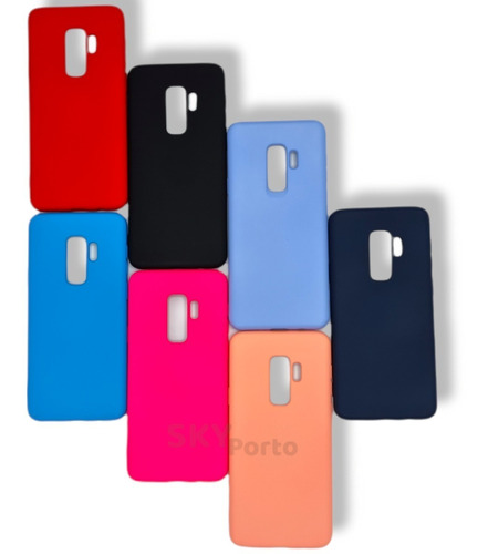 Funda De Silicona Con Felpa + Hidrogel Para Samsung S9 Plus