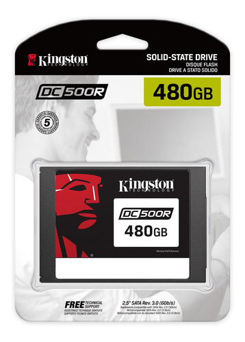 Kingston Ssd 480gb Sata3 2.5 555/500mb/s L/e 3d Tlc