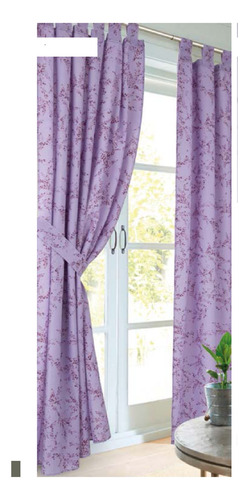 Cortinas Ambiente Tropical Estampadas Presillas Enviogratis 