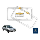 Par Porta Placas Chevrolet Chevy Monza C2 1.6 2004 A 2008