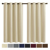 Cortina Blackout Opaca Ventana 137x264cm Cuarto Sala 2pzs