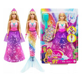 Barbie Pelicula Original Muñeca Princesa Y Sirena Dreamtopia