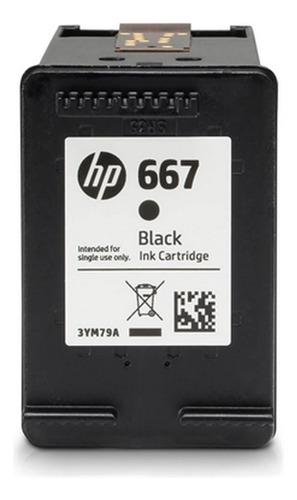 Cartucho De Tinta Hp 667xl Impresora Original 480p Negro