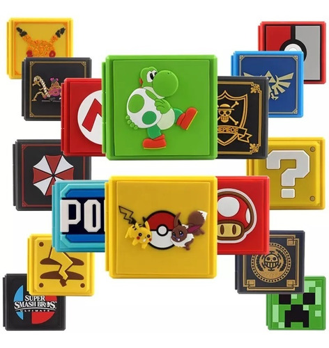 Caja Estuche Para Guardar Juegos De Nintendo Switch Mario