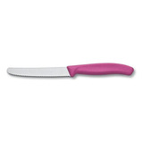 Cuchillo Cocina Victorinox Rosa 6.7836.l115 Dentado 11cm