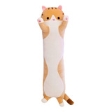 Peluche De Gato Largo, 65cm, Almohada, Regalo Perfecto Felpa