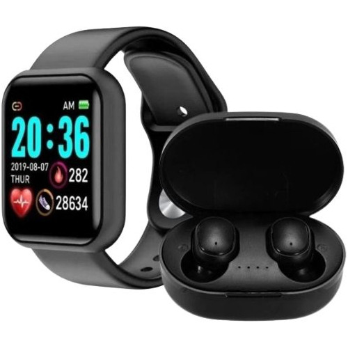 Relógio Smartwatch Digital E Um Airdots  2 Envio Imediato. 