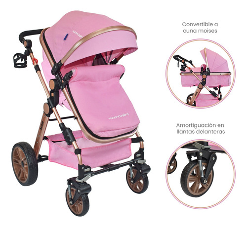 Coche Para Bebe Tipo Moisés Happy Baby Alizze