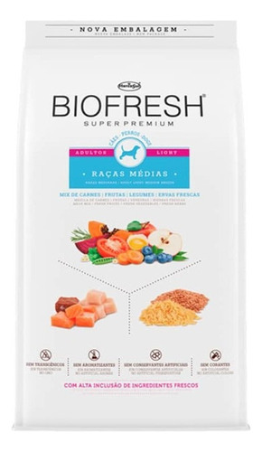 Alimento Biofresh Light Para Perro Raza Mediana 10kg. Np