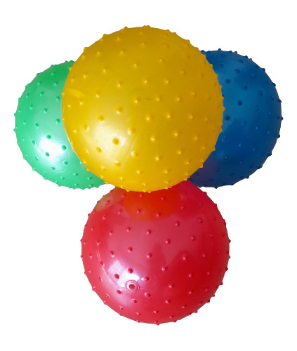 Pelota Inflable Con Pinches 20cm Ideal Gimnasia Y Masajes!