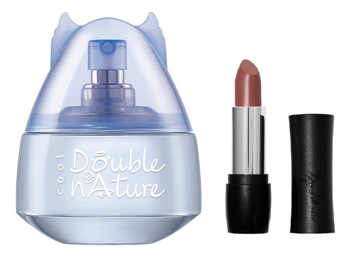 Double Nature Cool Jafra Diablito Para Mujer + Labial Gratis