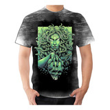 Camiseta Camisa Medusa Mitologia Grega Cobra 3