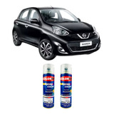 Spray  Preto Premium Nissan + Verniz + Primer