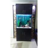 Acuario Pecera Con Mueble Equipada