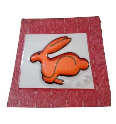 Calco Sticker Resinado Rabbit 20 Anivers.vw Med.45 X 40 Mm