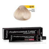  Coloração Yamá Professional Nano Infusion 60g Todas As Cores Tom 12.89 Louro Extra Claro Perola Color