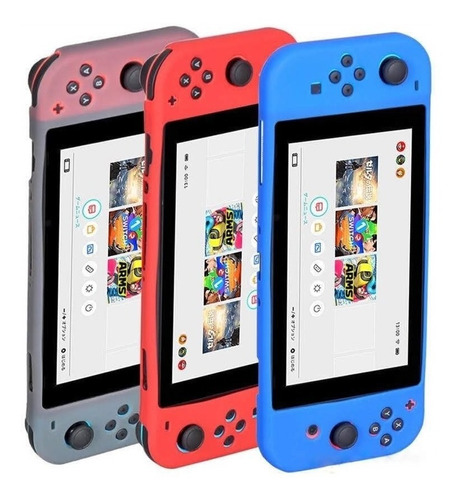 Protector Funda Silicon Case Nintendo Switch Varios Colores 