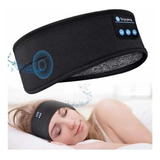 Antifaz Máscara Bluetooth Auricular Relax Viaje Meditacion Color Negro