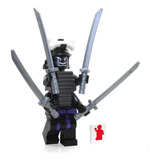 Minifigura Lord Garmadon Con Cuatro Brazos Y 4 Espadas