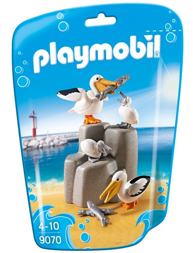 Saquinho Com Família De Pelicanos Aquário Playmobil 9070