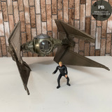 Antiga Nave Imperial Star Wars Tie Interceptor - Glasslite