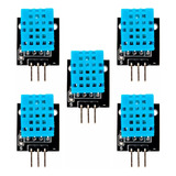 5 Piezas Sensor De Temperatura Y Humedad Dht11 Para Arduino