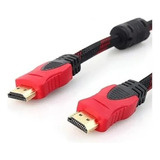 Cable Hdmi 5 Metros Full Hd Blindado, Enmallado Y Reforzado