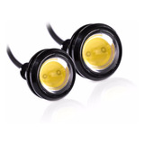 2 Ojos De Aguila 18mm Led Alto Brillo Auto Moto 6 Colores