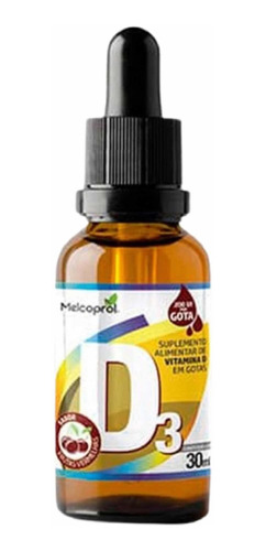 Vitamina D3 Em Gotas 2000 Ui Por Gota 30ml Melcoprol