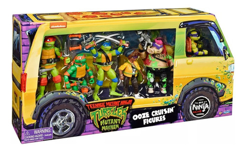 Teenage Mutant Ninja Turtles Set 6 Figuras De Accion Ooze 