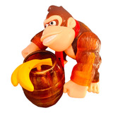 Muñeco Figura Donkey Kong Mario Bros Wiiu Movible Con Luz