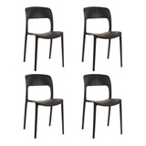 Silla De Diseño Nina X4 Unidades