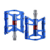 Pedales Plataforma Rockbros Jt410 Azul Aluminio Mtb 