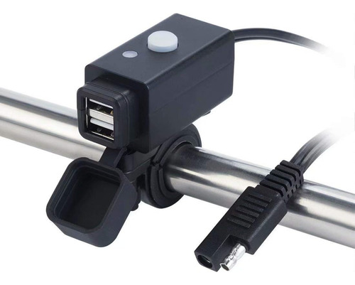 Adaptador De Cargador Usb Dual De Motocicleta De 5 V 2.1 A C