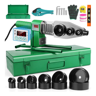 Termofusor 1800w Con 6 Dados Kit Herramientas Soldador Tubo Con Digital Pantalla HOTU | Envío gratis