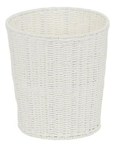 Cesta De Papel Blanco Ml-7192 Para El Hogar