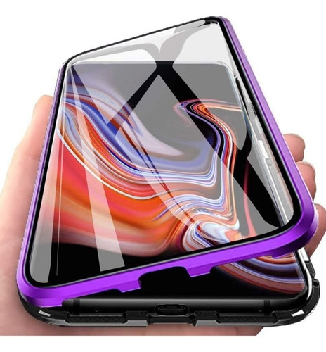 Funda Magnetica Para Samsung Con Templado Frontal 