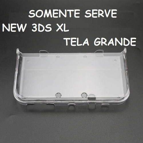 Capa Acrílico Nintendo New 3ds Xl Tela Grande E Case 