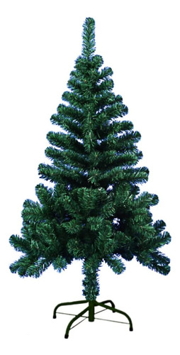 Árvore Natal Com 220 Galhos Verde Luxo Cheia 120 Centímetros