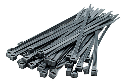 Amarra Cable Negra 450 X 4.8 Mm (100 Unidades)
