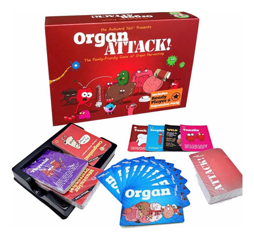 Organ Attack, Juego De Mesa Original, Ataque De Órganos Game