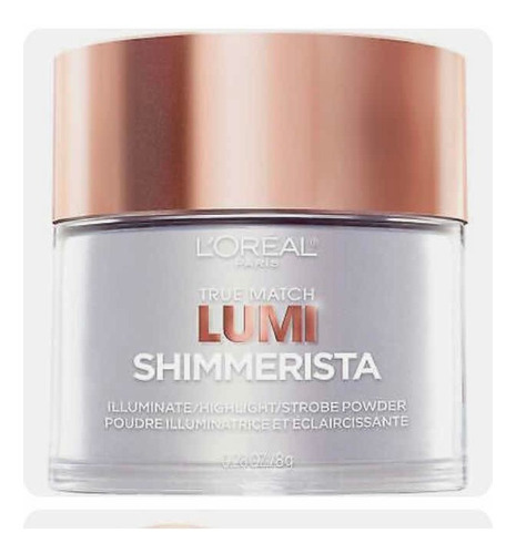 Iluminador En Polvo Loréal Lumi Shimmerista Tono Moonlight