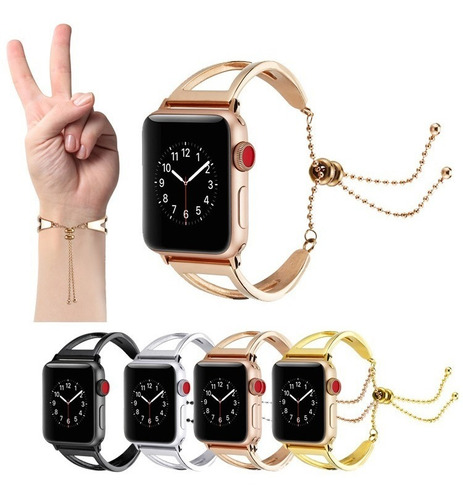Correa Extensible Dama Mujer Iwatch 38/40/42/44mm S 1 2 3 4 