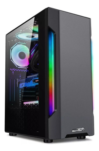 Gabinete Pc Gamer Sentey R20 Sf Usb 3.0 Rgb Filtro Atx