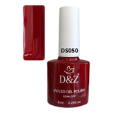 Esmalte Em Gel Vermelho Dez 7,5 Ml Led/uv  Soak Off  1 Unid