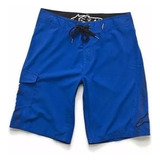 Short Autobahn Boardshort Alpinest Azul Fuerte C Bolsillos 