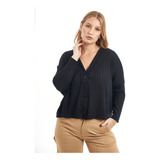 Cardigan Saquito Abotonado Talle Grande Plus Size